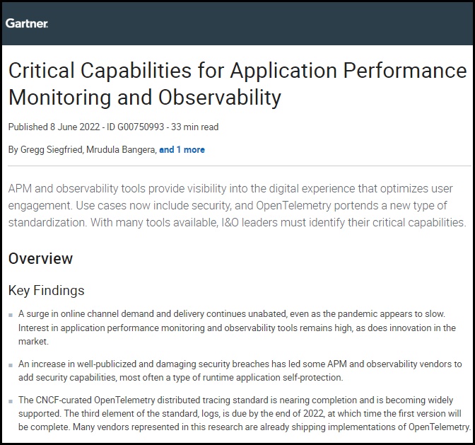 Dynatrace Scores Highest Across 4 Of 6 Use Cases In 2022 Gartner