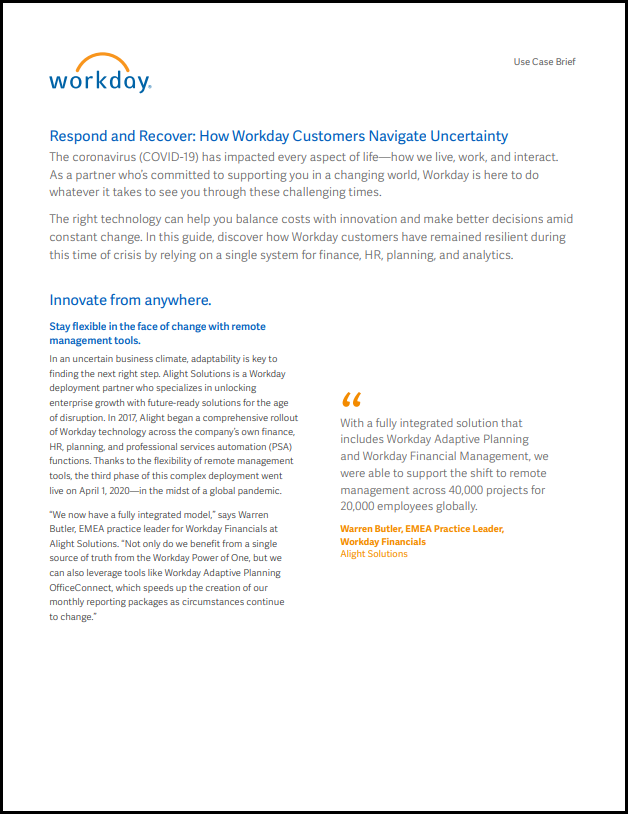 Recover with Workday