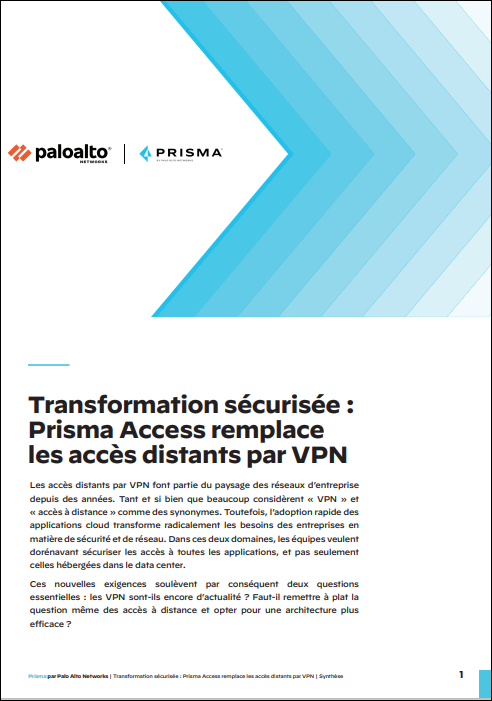 Aller au – dela VPN d’accès à distance