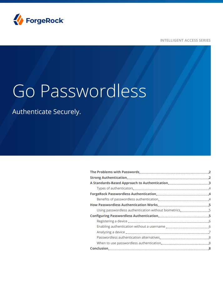 Go Passwordless: Authenticate Securely