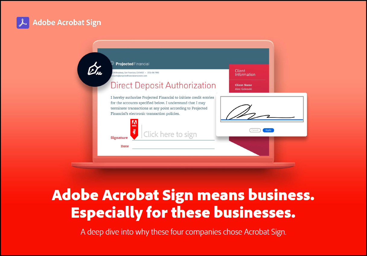 Adobe Acrobat Sign Means Business