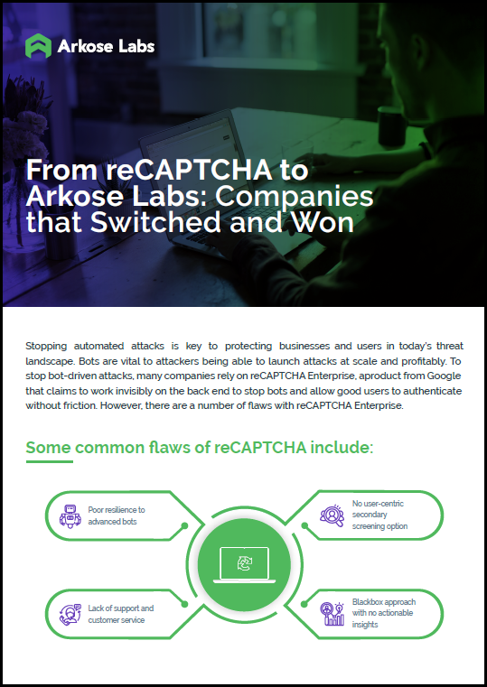 From reCAPTCHA to Arkose Labs: Companies that Switched and Won ...