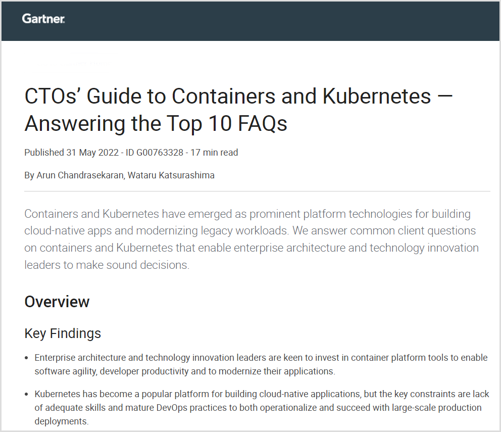 48+ Gartner Kubernetes, We’re excited to share that microsoft has