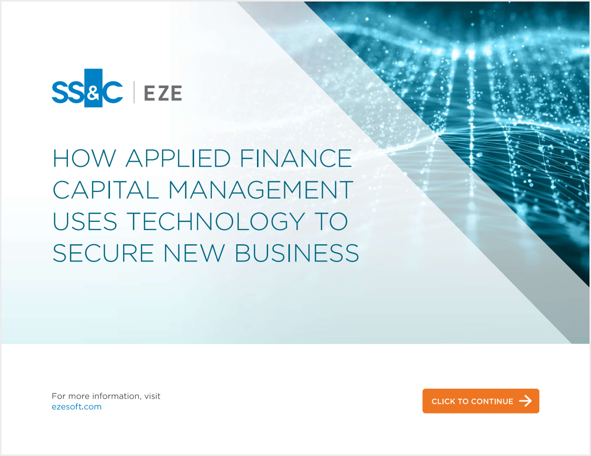 How Applied Finance Capital Management Uses Technology to Secure New Business