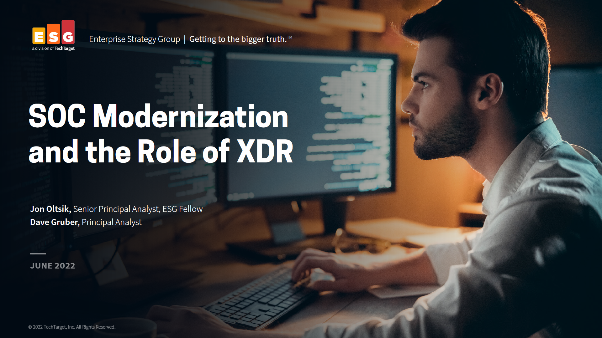 ESG eBook: SOC Modernization and the Role of XDR