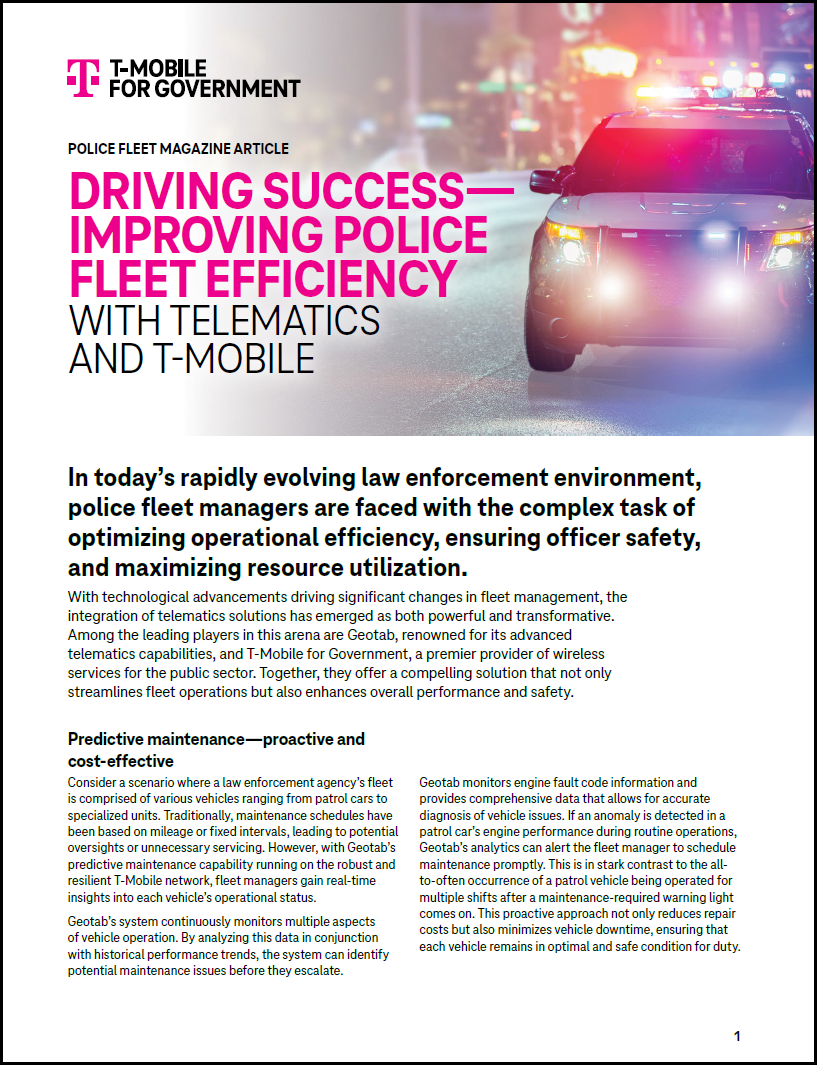 DRIVING SUCCESS—