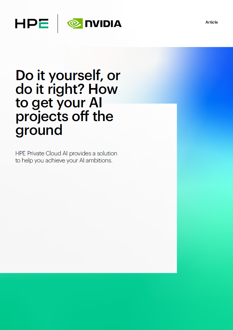 Do it yourself, or do it right? How to get your AI projects off the ground