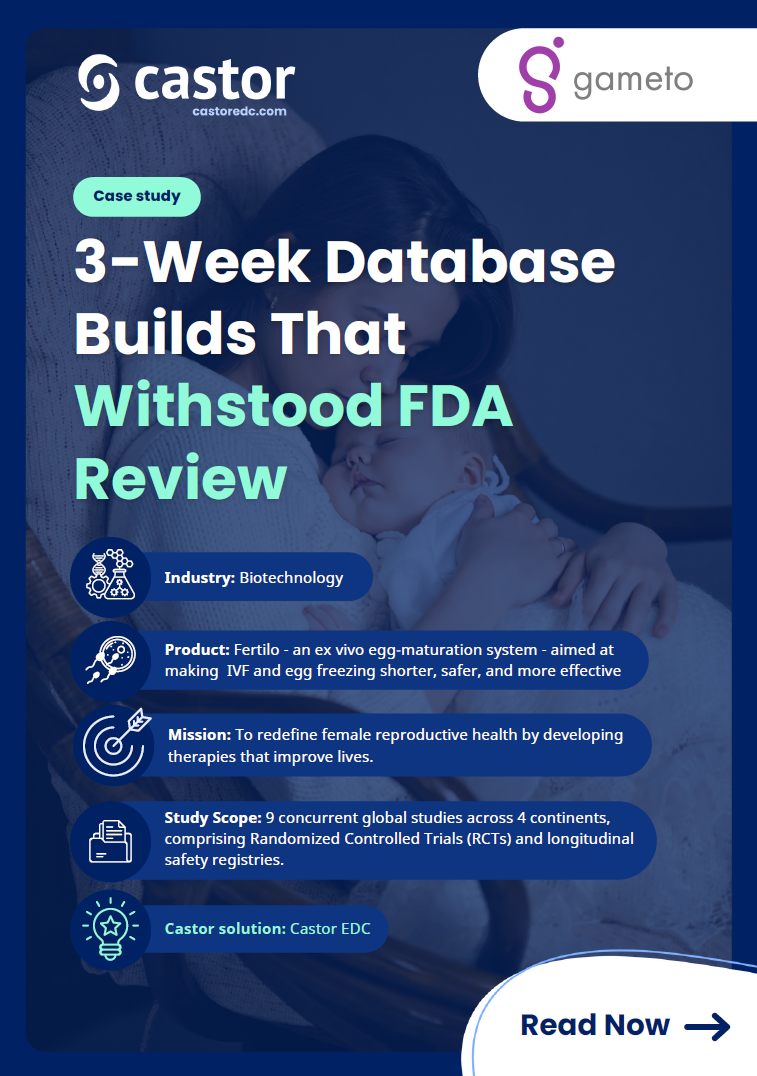 Gameto Accelerating Global Clinical Studies in 3 Weeks New
