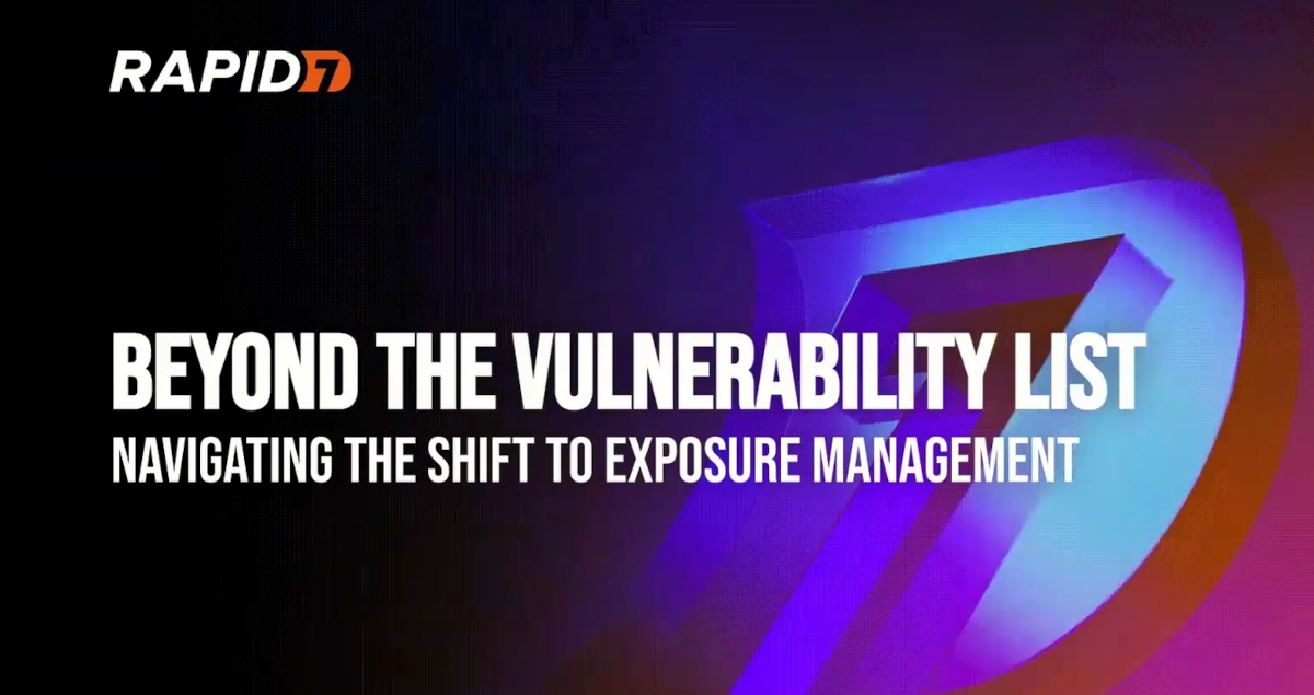 Beyond the Vulnerability List Webinar