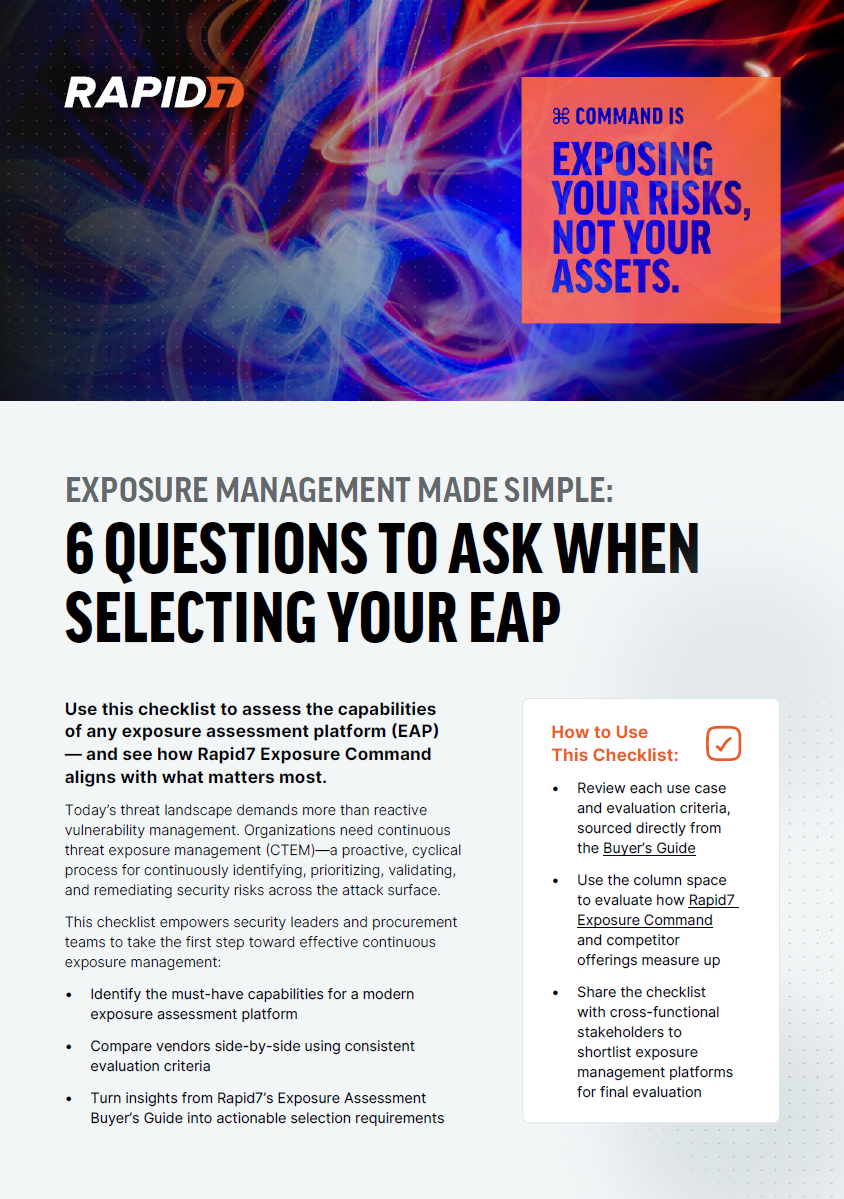 Exposure Management Checklist_IMG