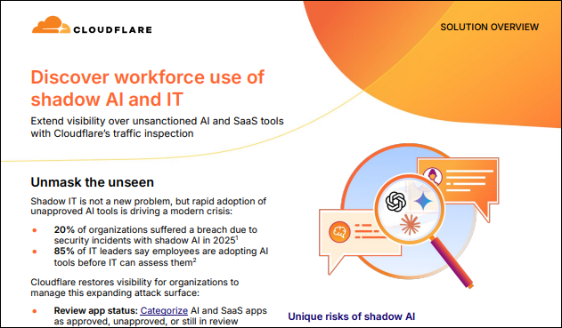 Discover workforce use of shadow AI and IT lp
